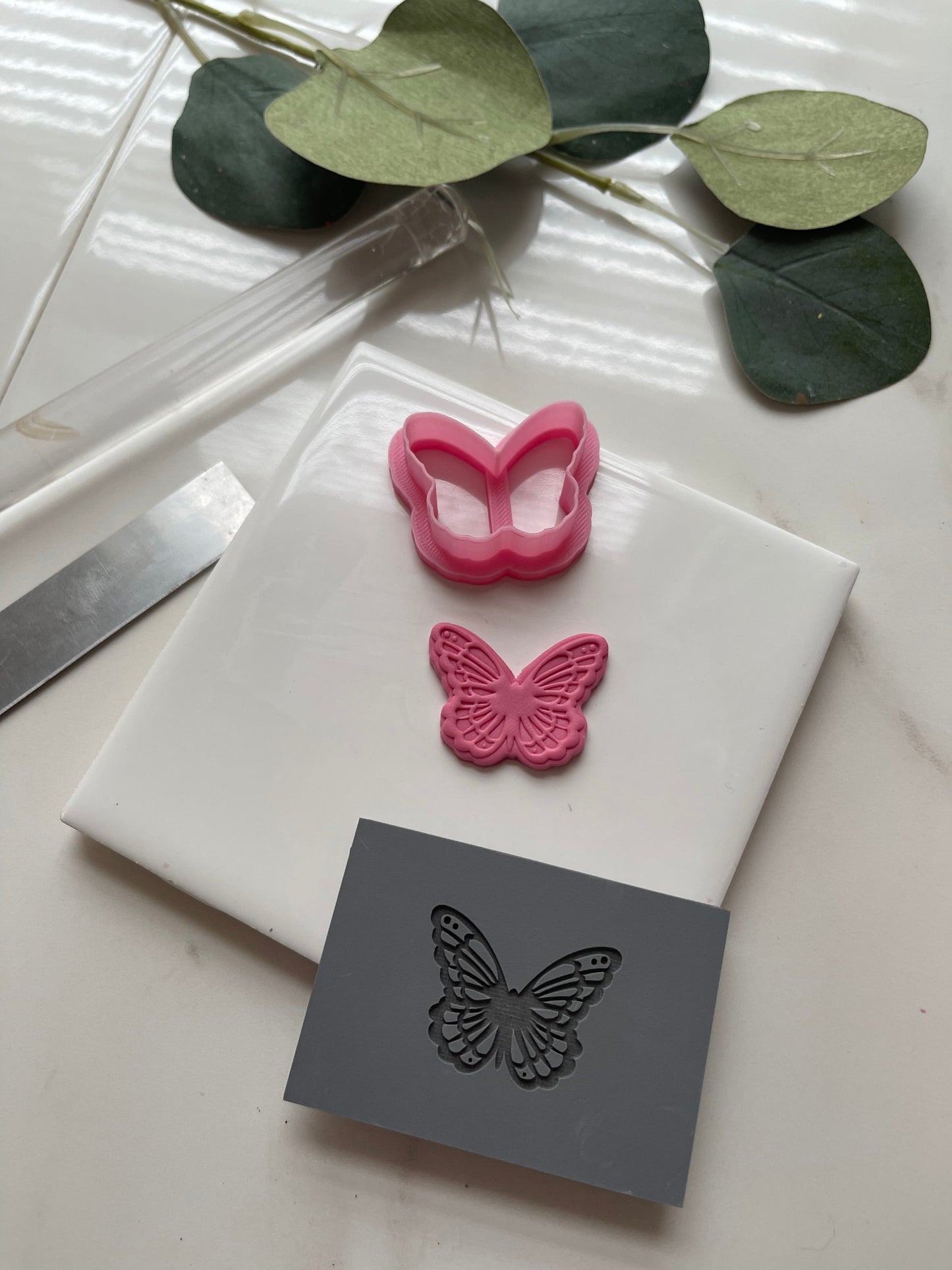 Butterfly Texture Embosser and Cutter Set