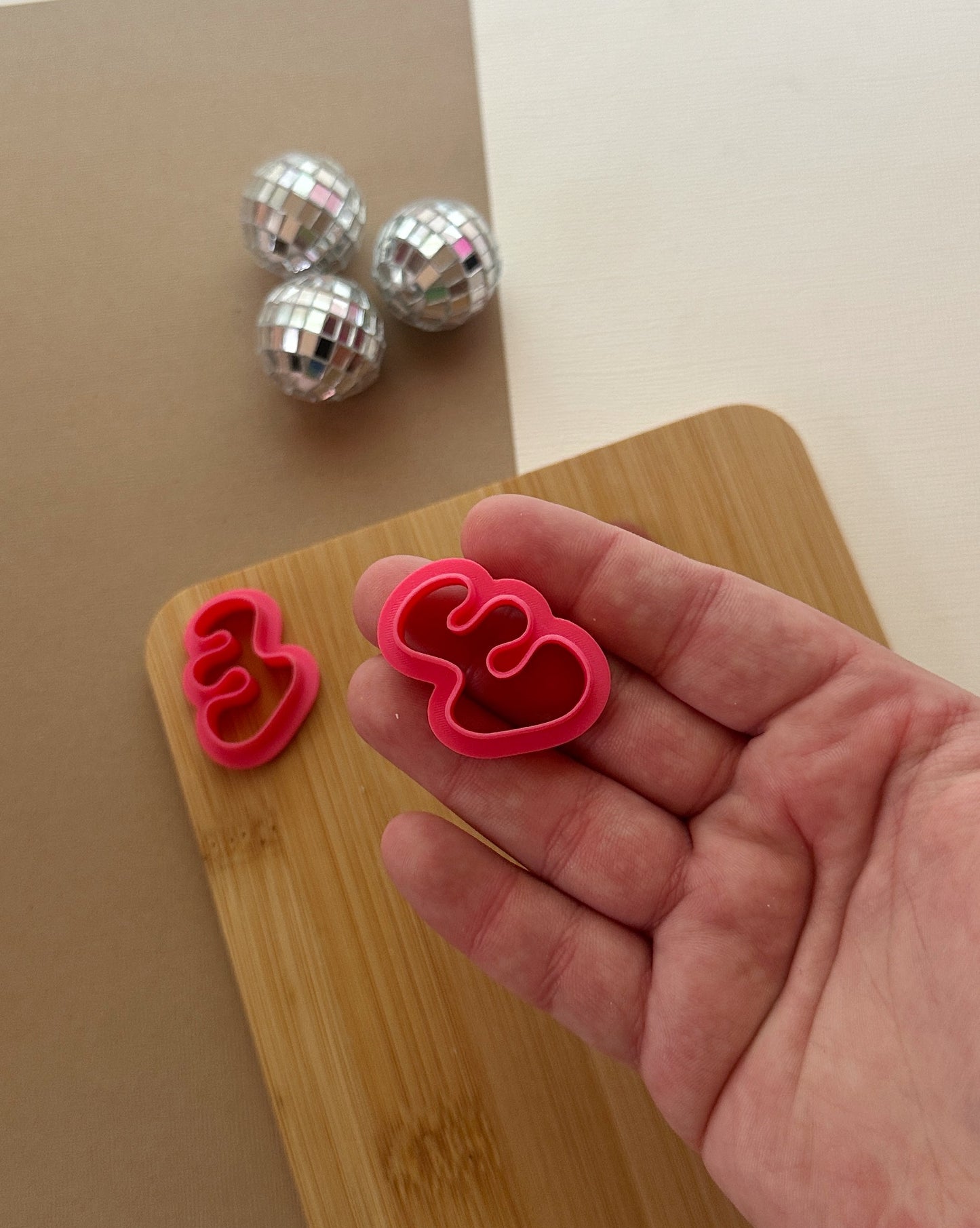 Funky ‘E’ Shape Clay Cutter Set