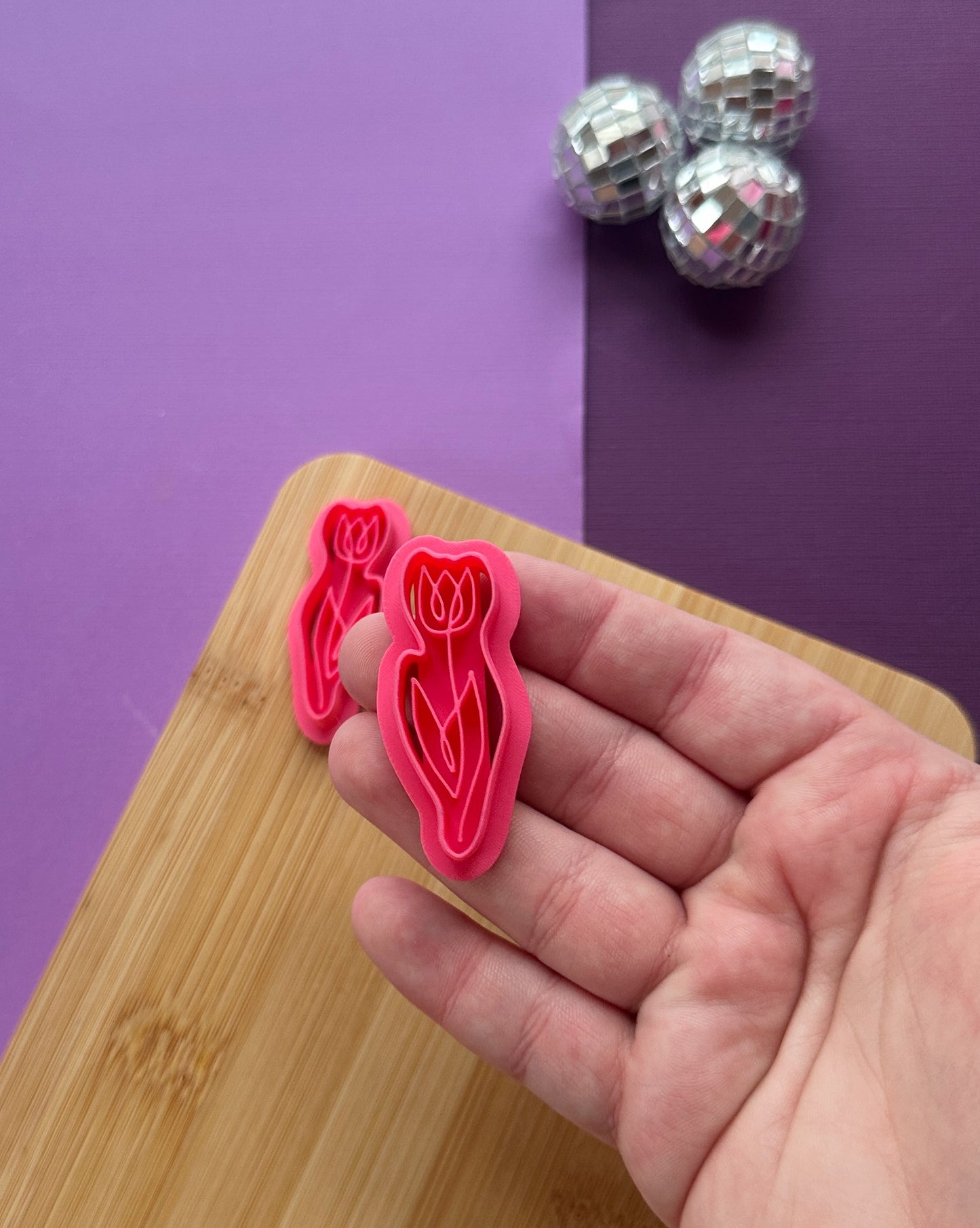 Floral Tulip Clay Cutter Set