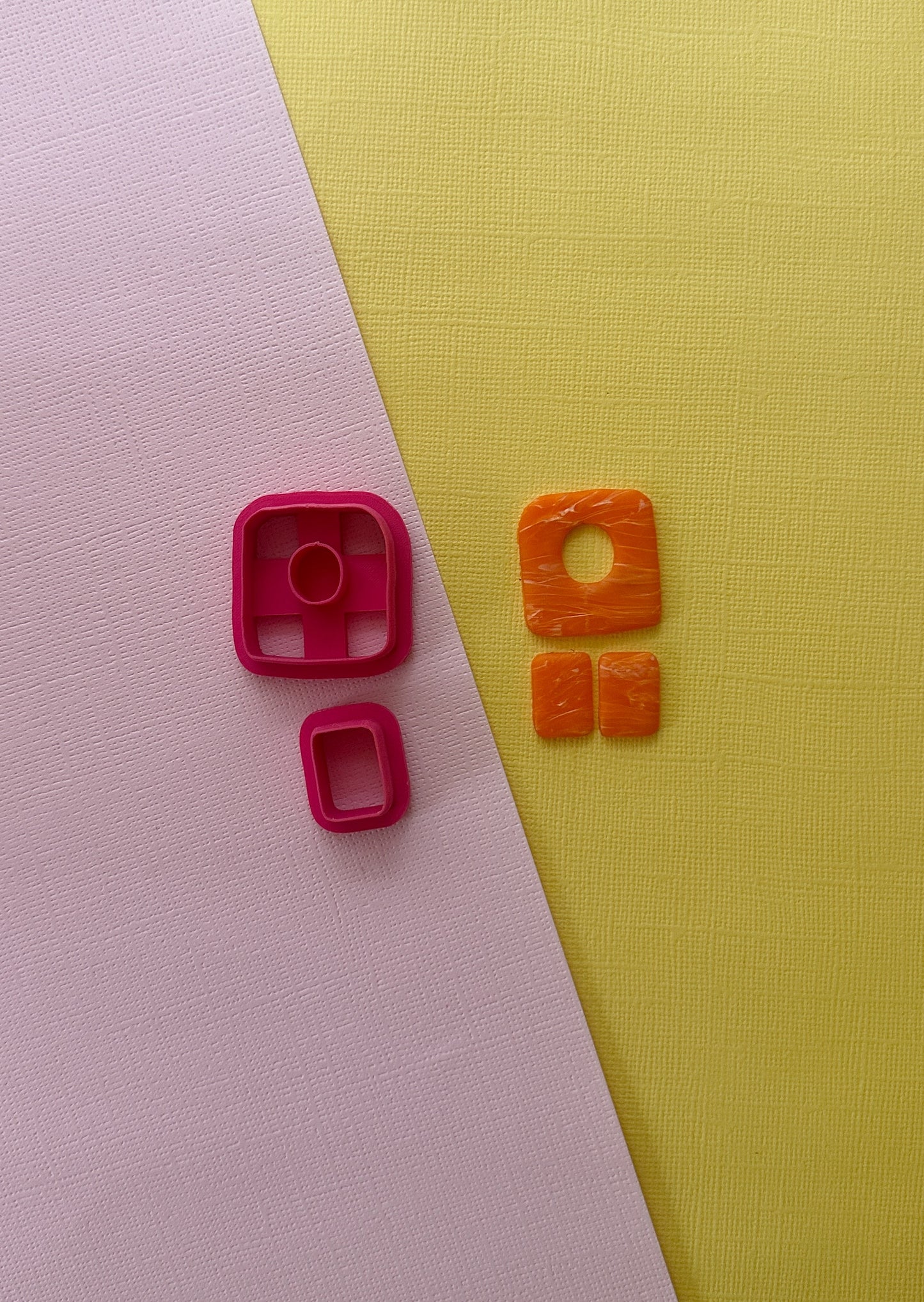 Soft Square Clay Cutter Set