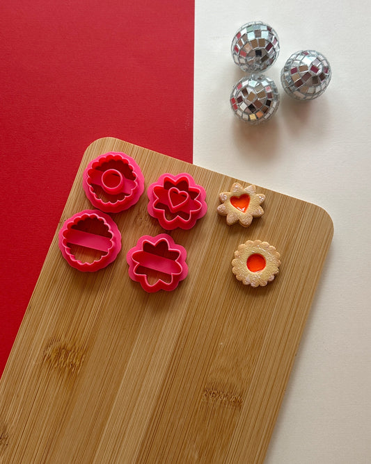 Linzer Cookie Clay Cutter