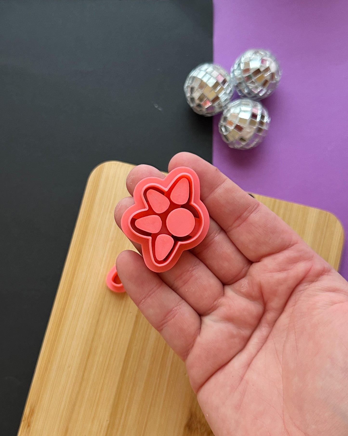 Paisley Bezel Stud Clay Cutter Set