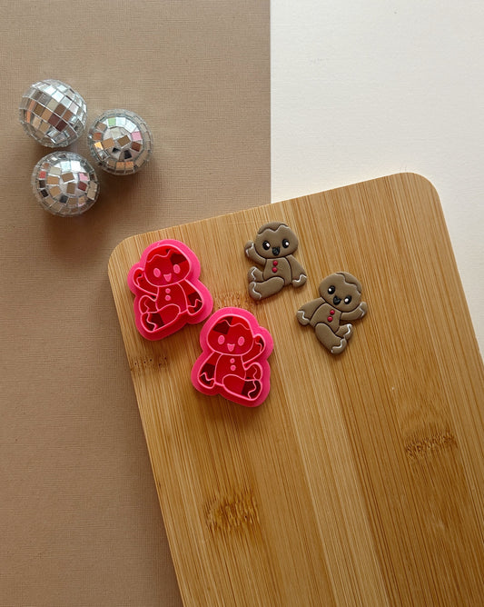 Happy Gingerbread Clay Cutter Set