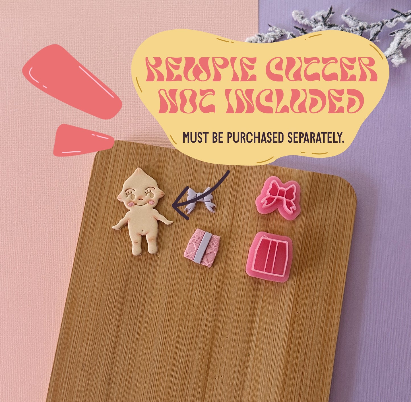 Present Kewpie Outfit Clay Cutter Set