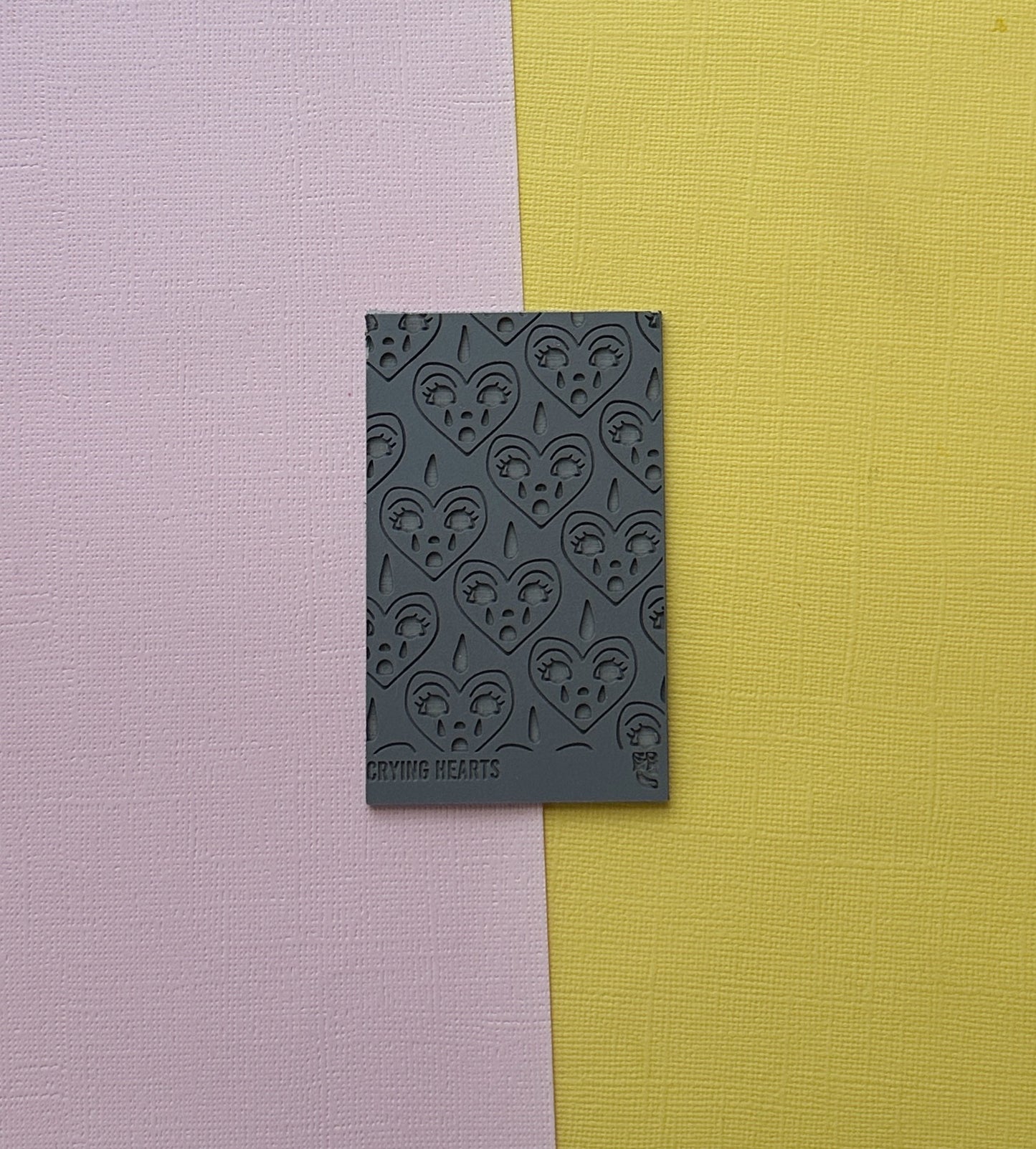 Crying Heart Texture Mat