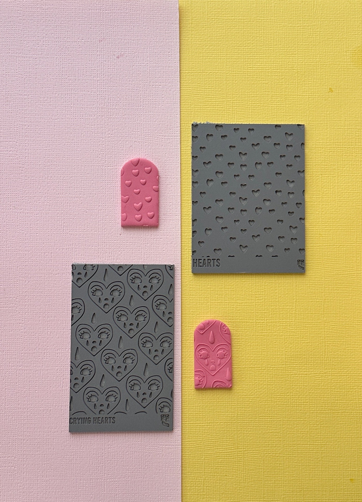Crying Heart Texture Mat