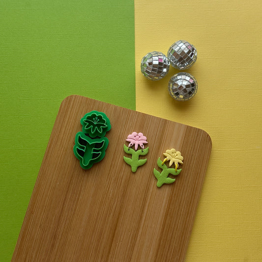 Folk Art Flower Clay Cutter Set