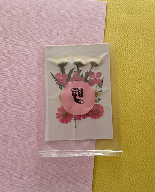 Pink Pressed Dried Flowers