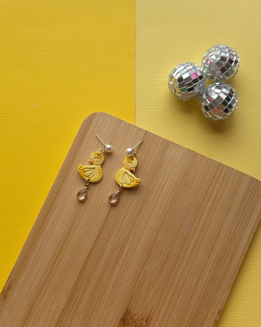 Duckling Dangles | Polymer Clay Earrings