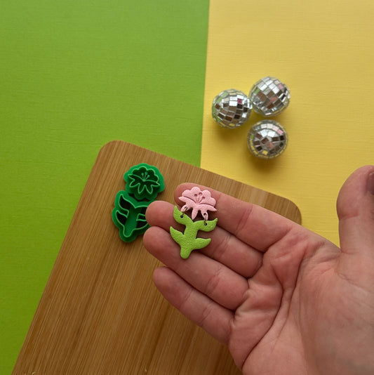 Folk Art Flower Clay Cutter Set