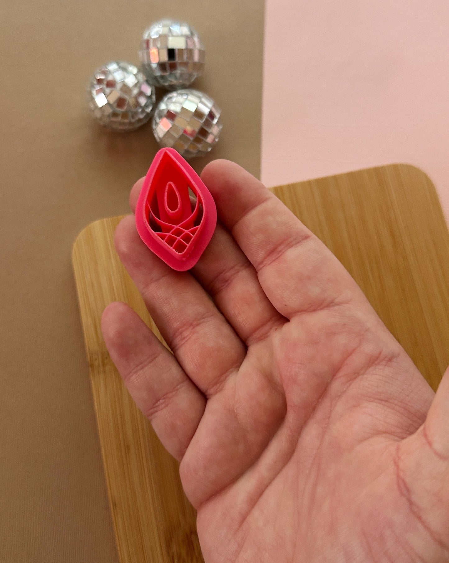 Bridal Diamond Shape Clay Cutter