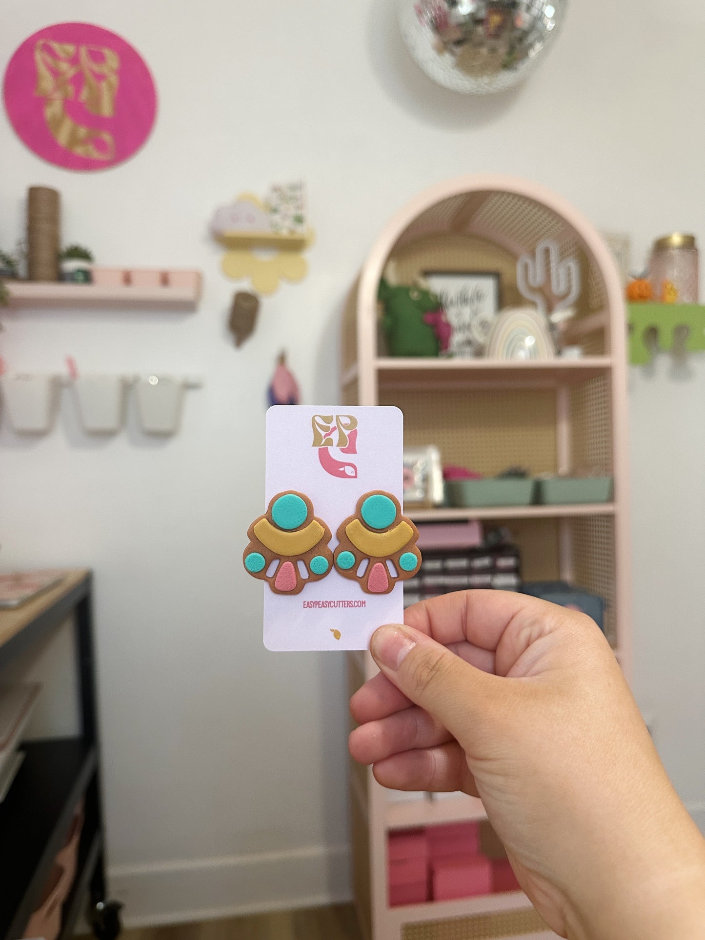 Statement Stud in Summer | Polymer Clay Earrings