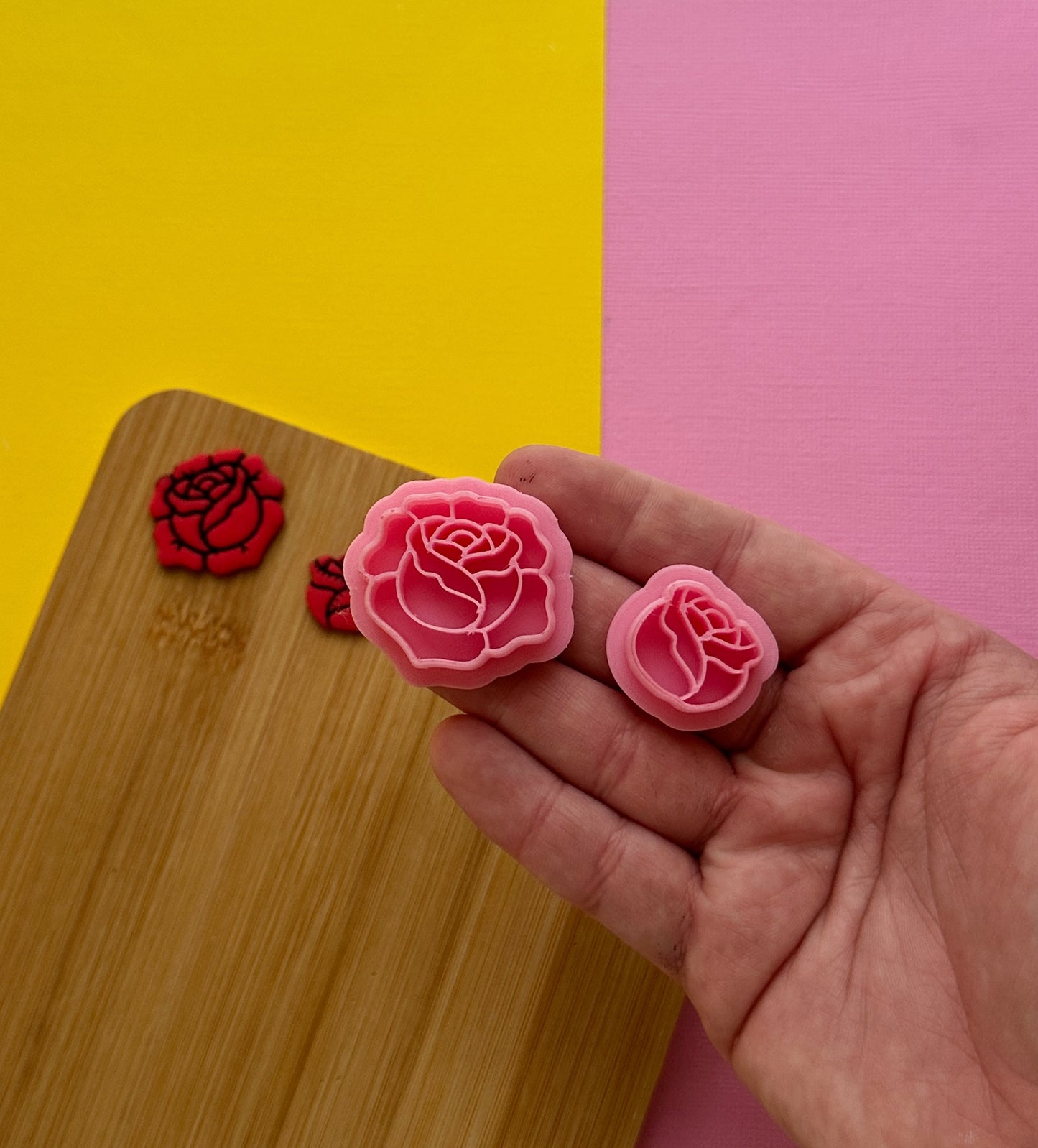Traditional Rose Clay Cutter Set