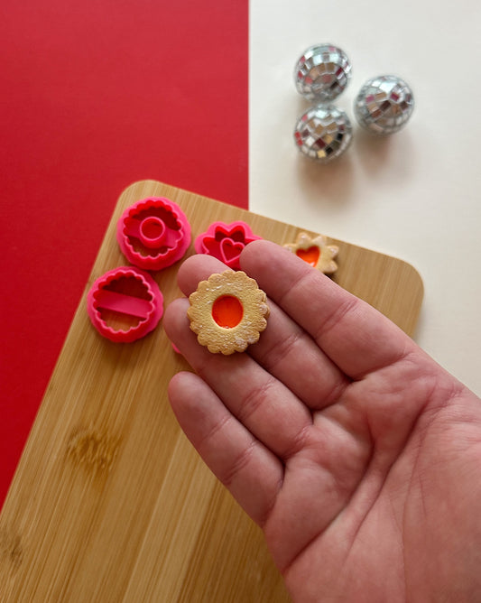 Linzer Cookie Clay Cutter