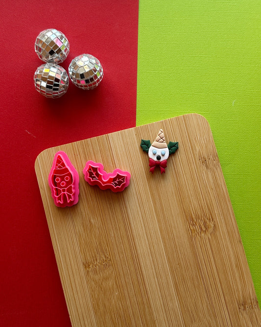 Snowman with Hat Clay Cutter Set