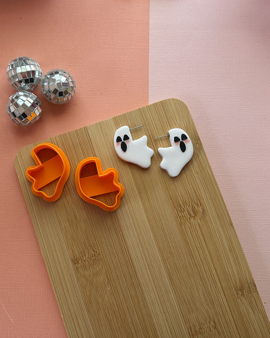 Floating Ghost Hoop Clay Cutter Set