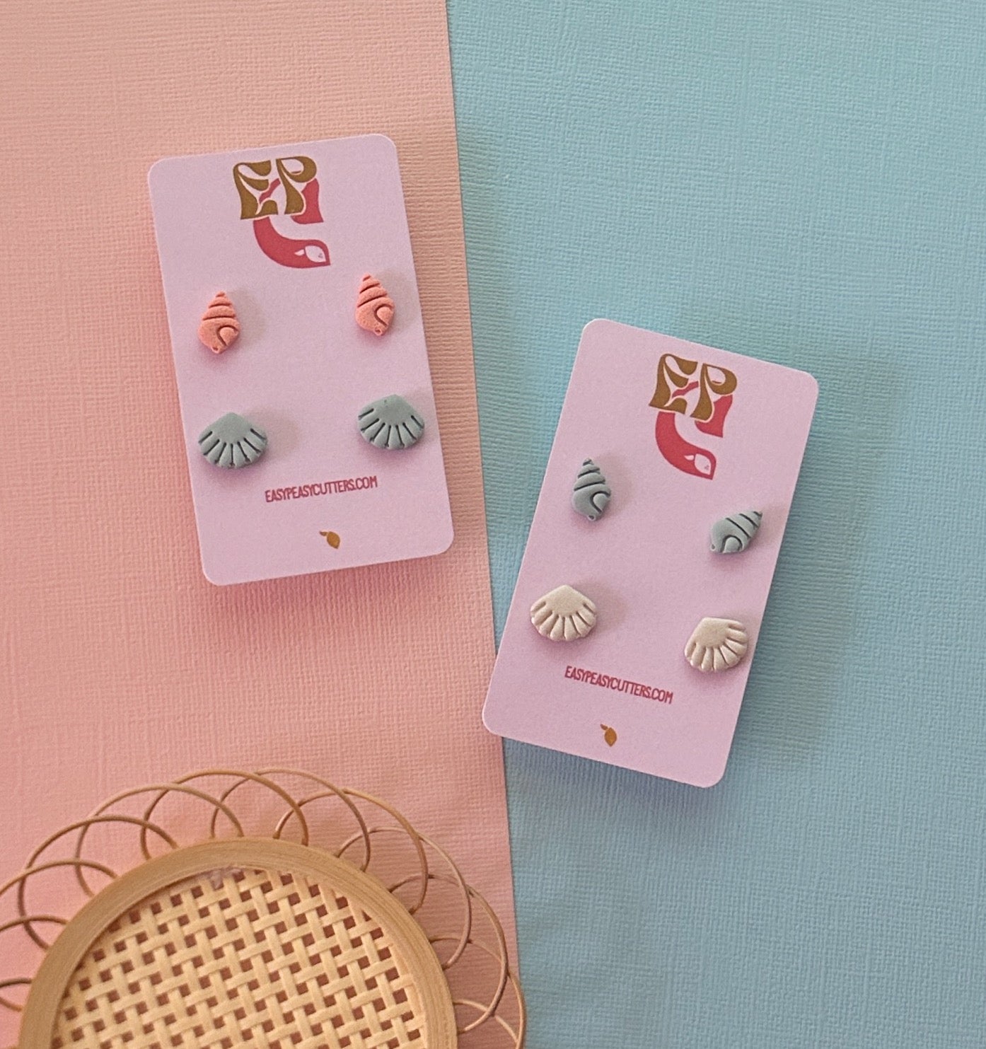 Sea Shell Mini Stud Clay Cutter Set