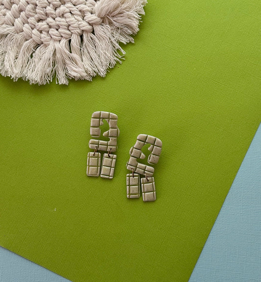 Mary in Forest | Polymer Clay Earrings