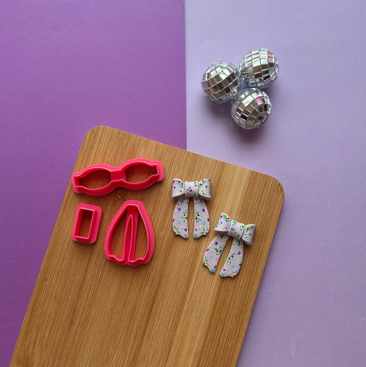 Large Bow Clay Cutter Set