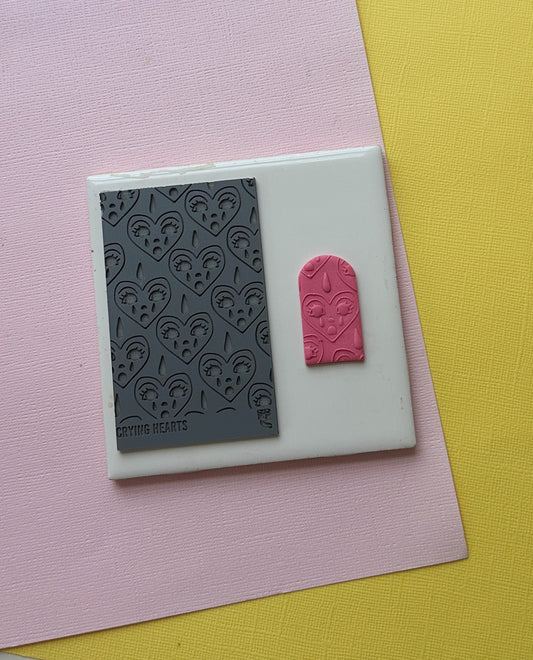 Crying Heart Texture Mat