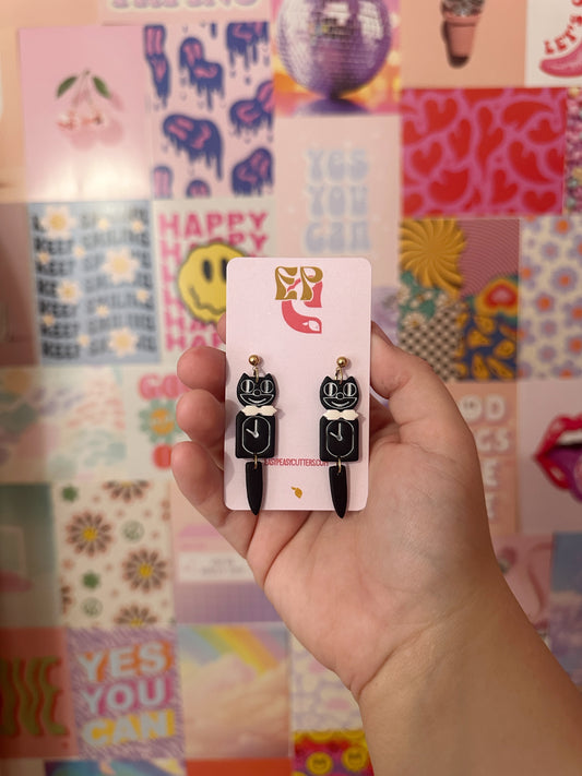 Kat Clock | Polymer Clay Earrings
