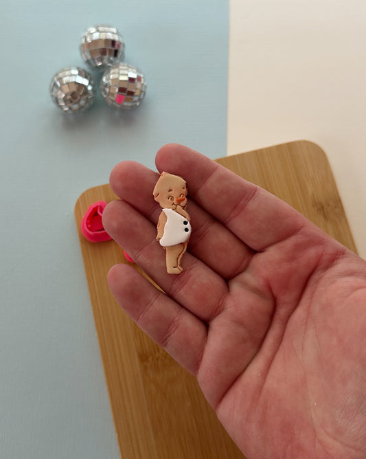 Snowman Kewpie Outfit Clay Cutter