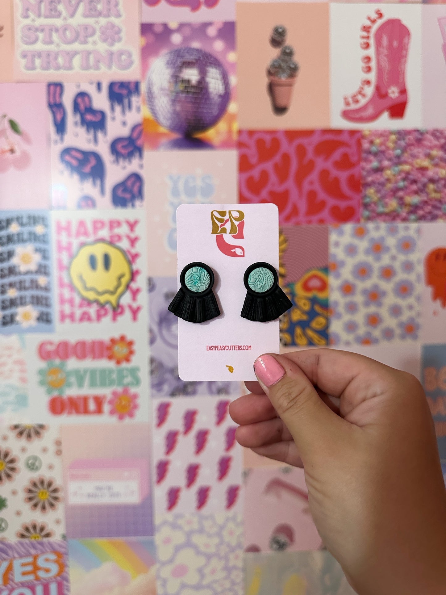 Mini Macrame Bezel Clay Cutter