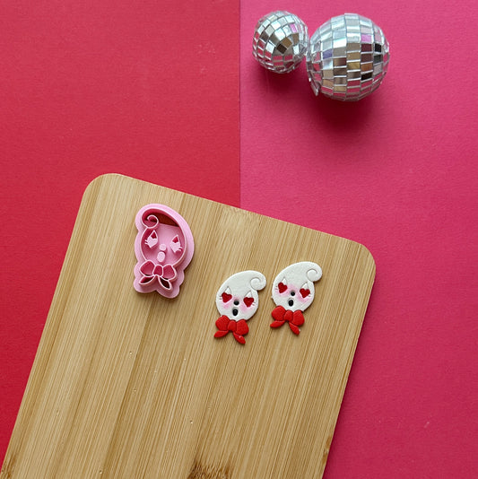 Valentine Vintage Ghost Clay Cutter