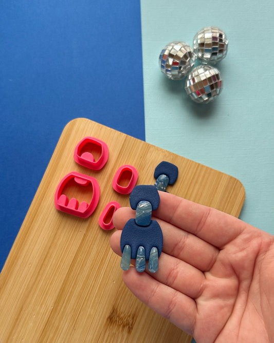 Dangle Layered Clay Cutter Set