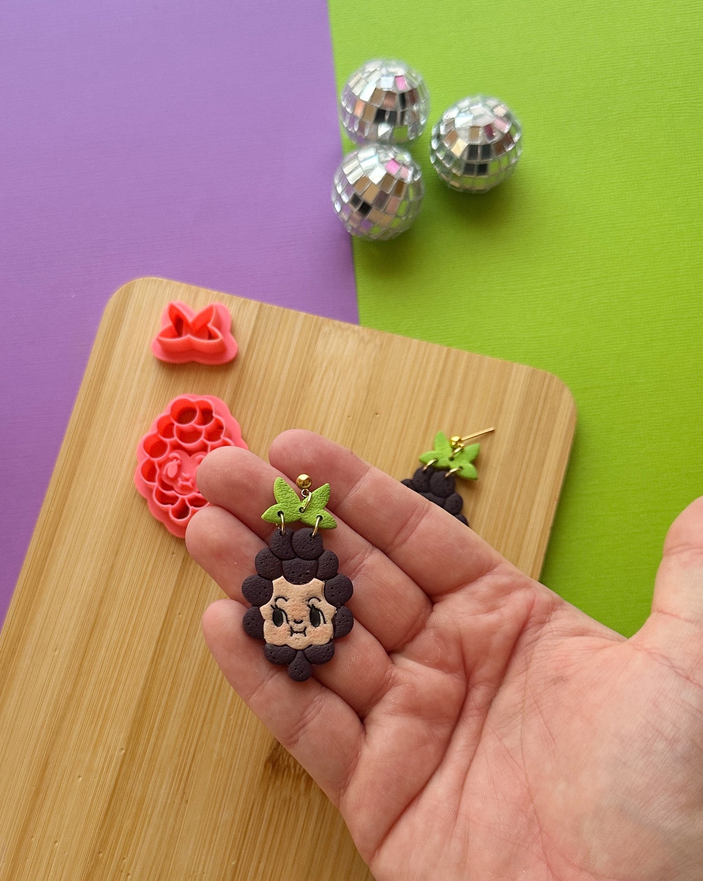 Grape Kewpie Clay Cutter Set