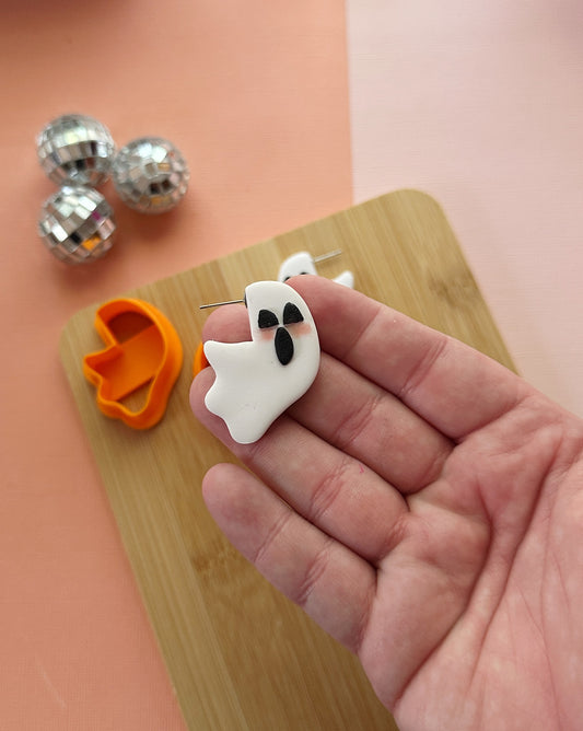 Floating Ghost Hoop Clay Cutter Set