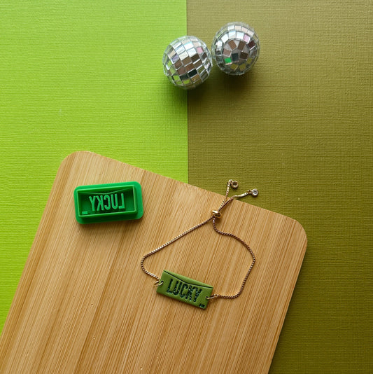 Lucky Adjustable Bracelet | Polymer Clay Bracelet