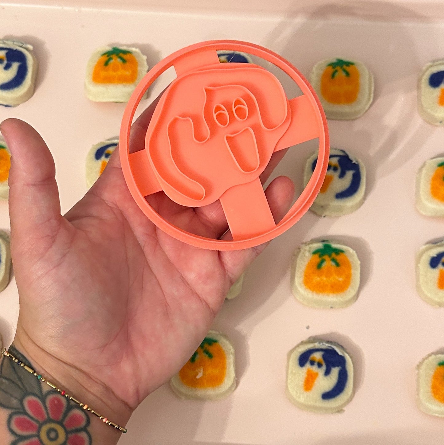 Halloween Sugar Cookie Coaster Clay Cutter