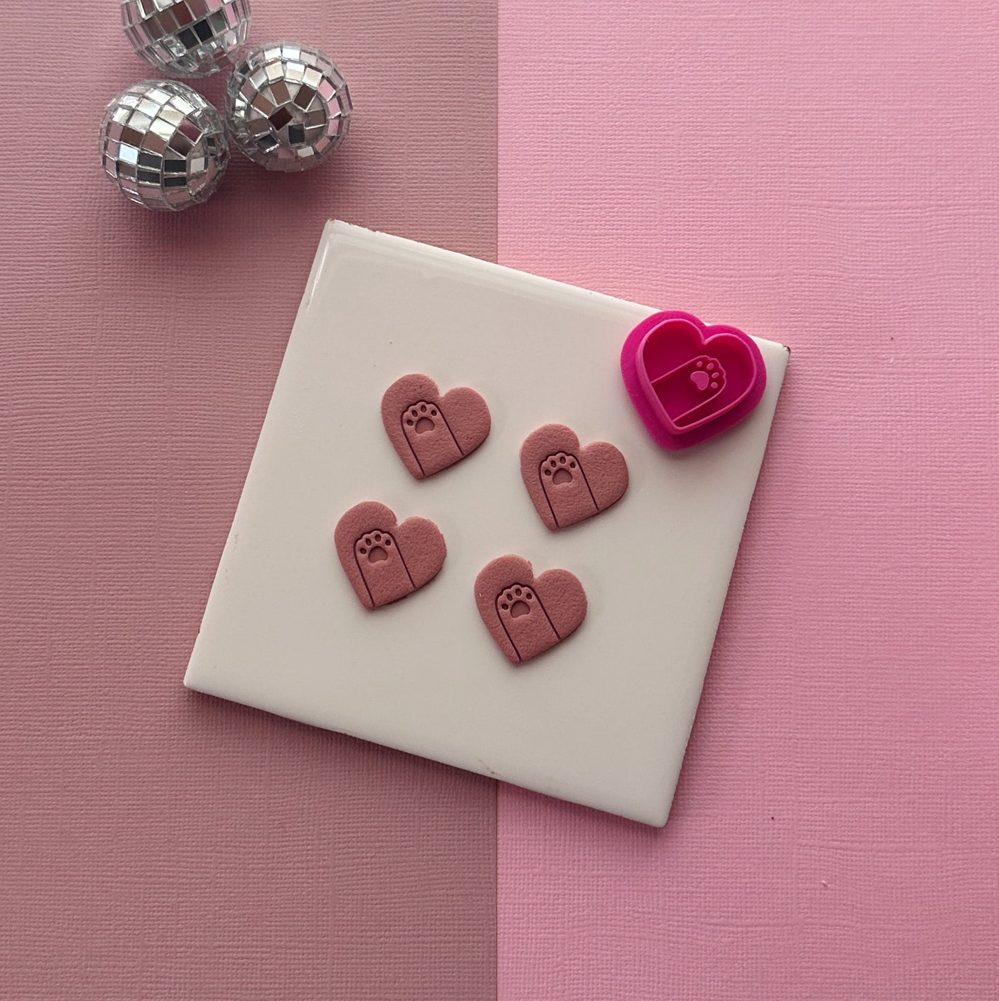 Paw Heart Clay Cutter