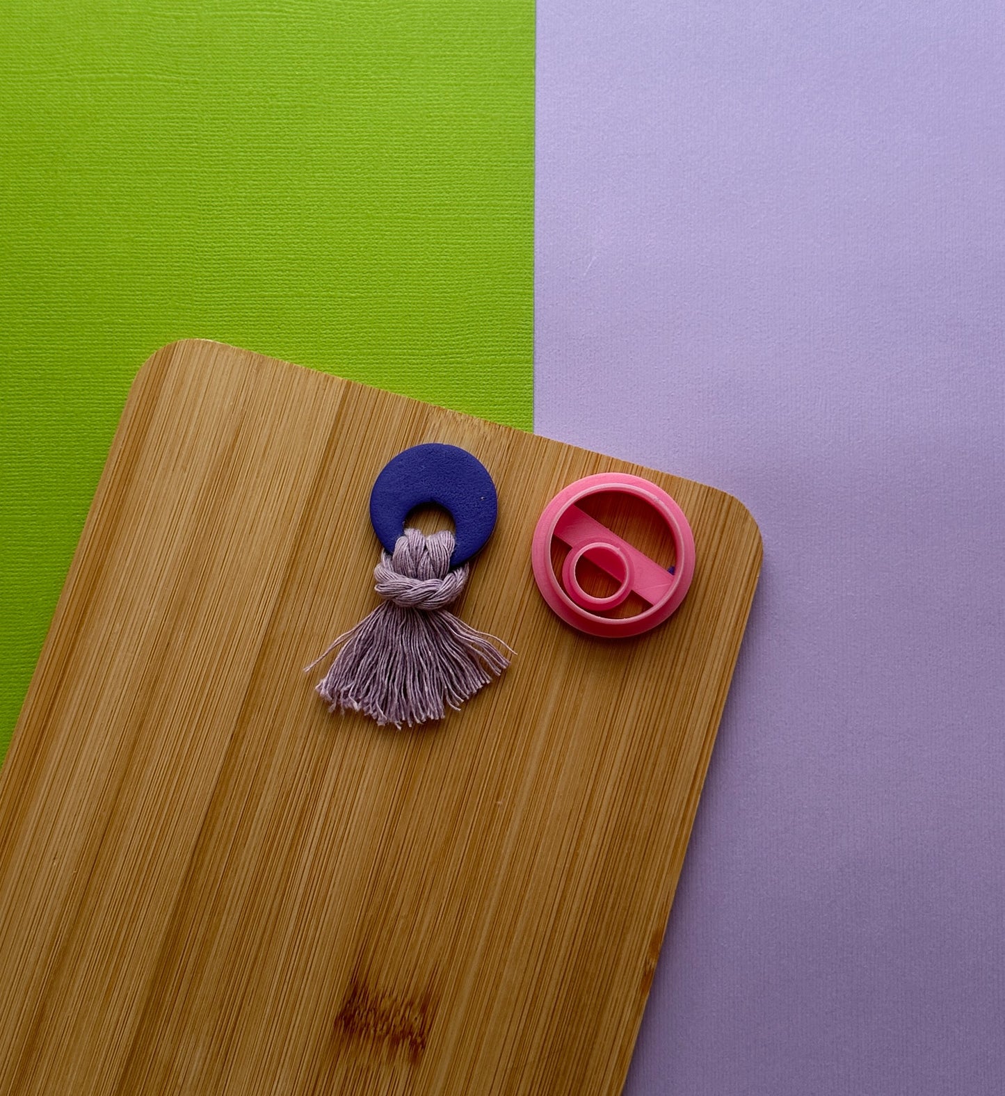 Macrame Circle Clay Cutter