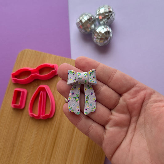 Large Bow Clay Cutter Set