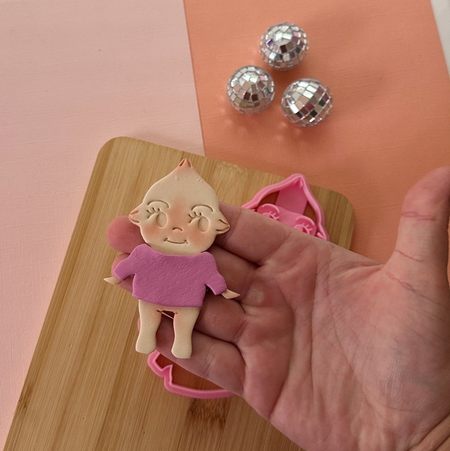 Kewpie Ornament Clay Cutter