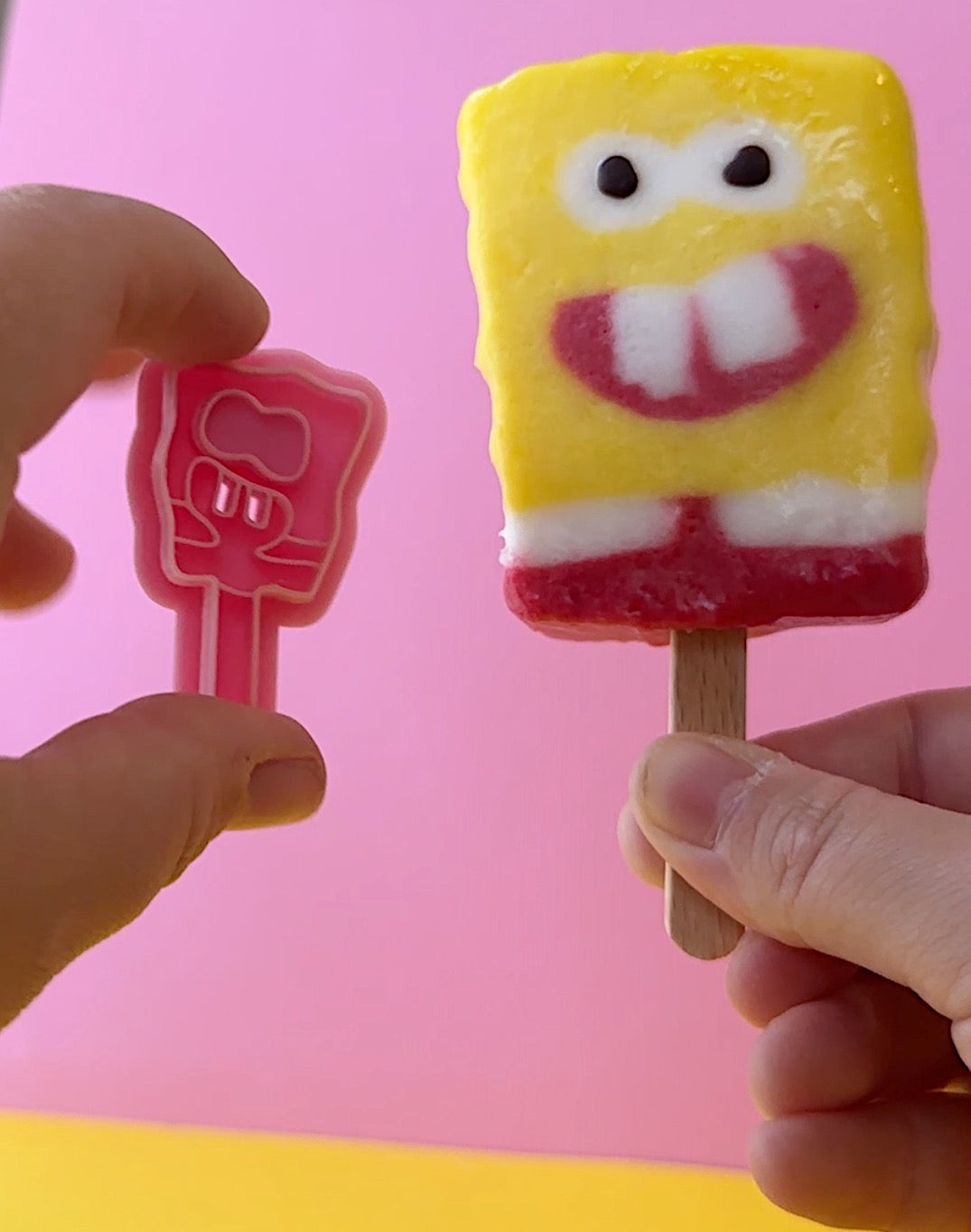 Yellow Nostalgic Popsicle Clay Cutter