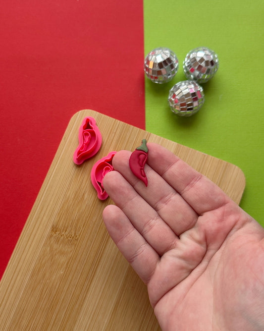 Chili Pepper Clay Cutter Set