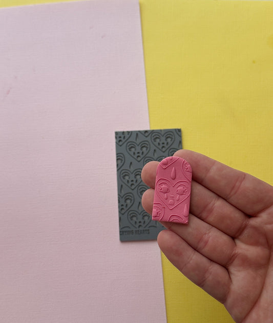 Crying Heart Texture Mat