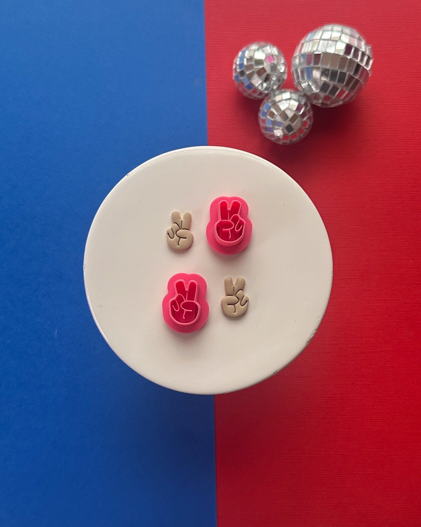 Peace Stud Clay Cutter Set