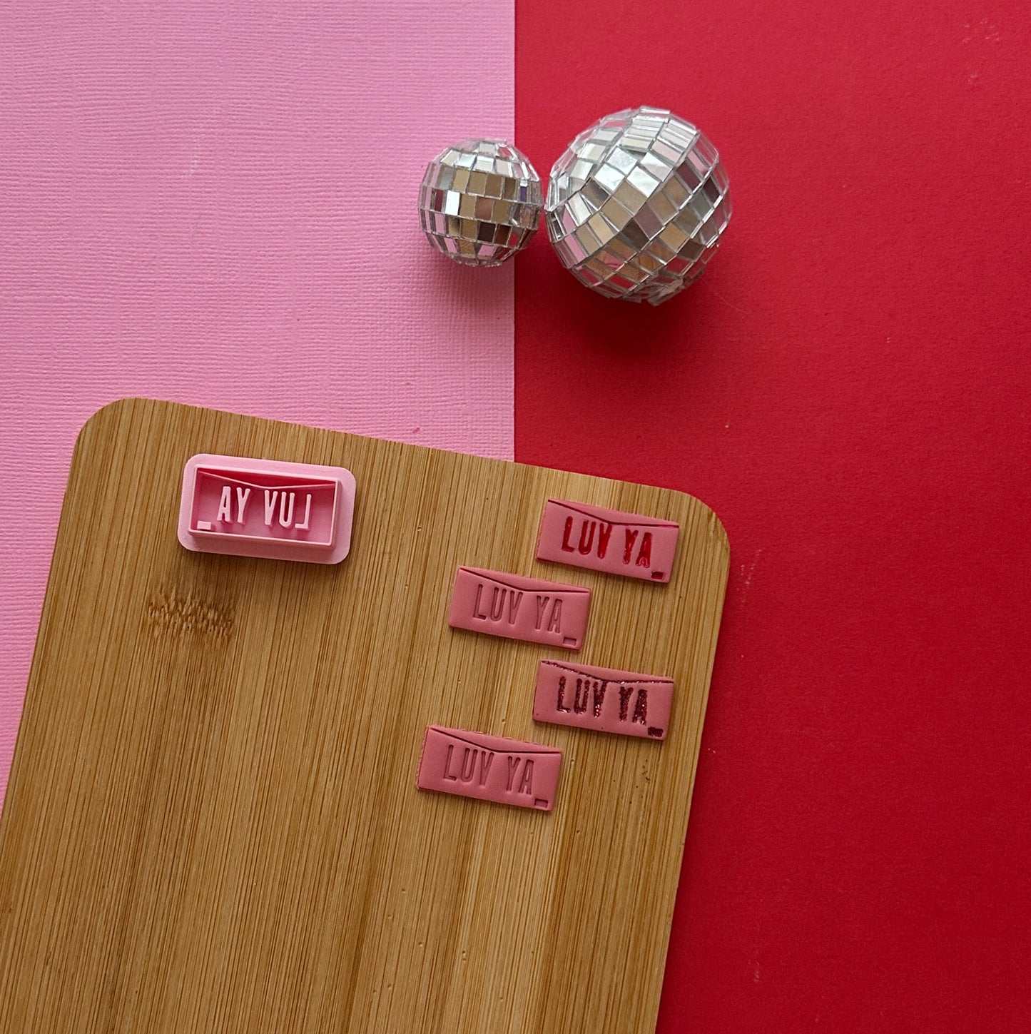 Valentine Vanity Plate Clay Cutter