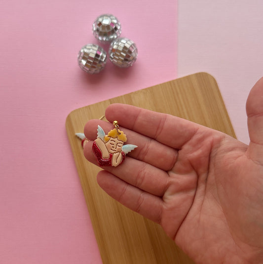 Angel Heart | Polymer Clay Earrings