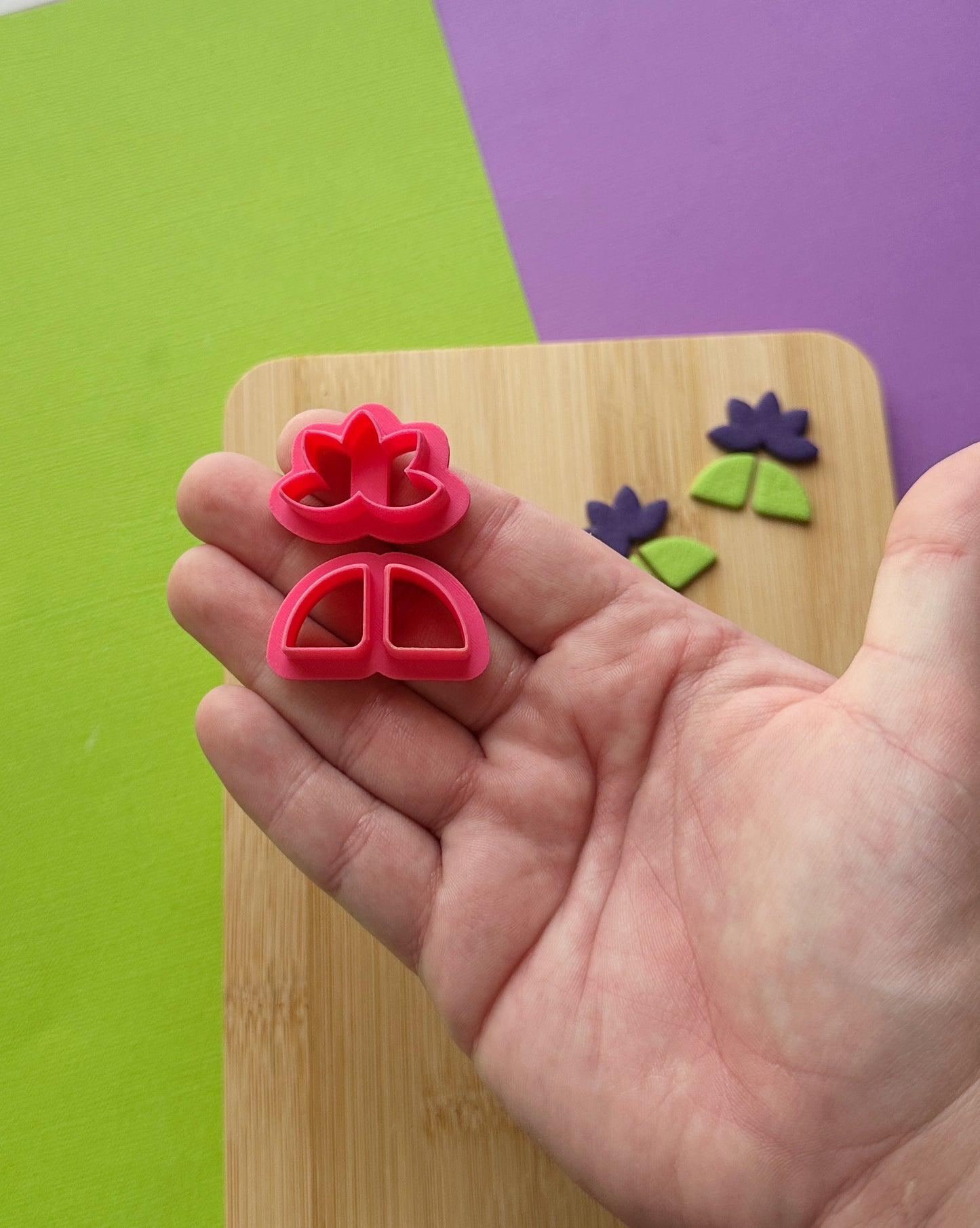 Geometric Flower Clay Cutter Set