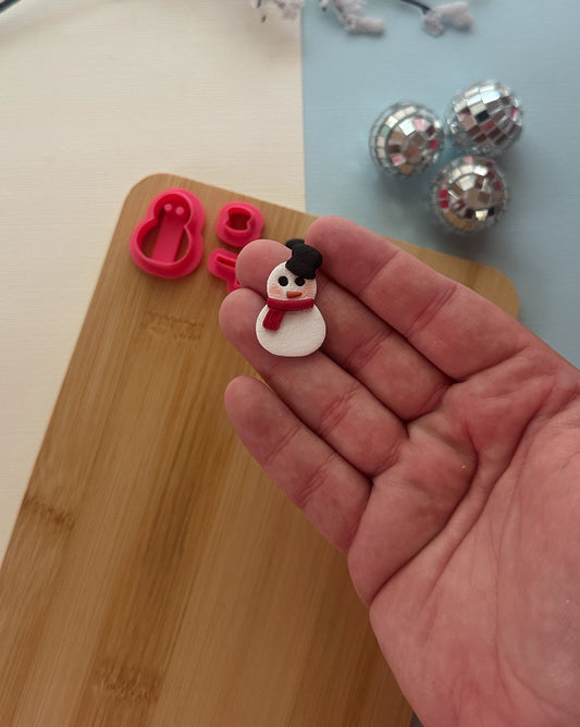 Snowman Builder Clay Cutter Set