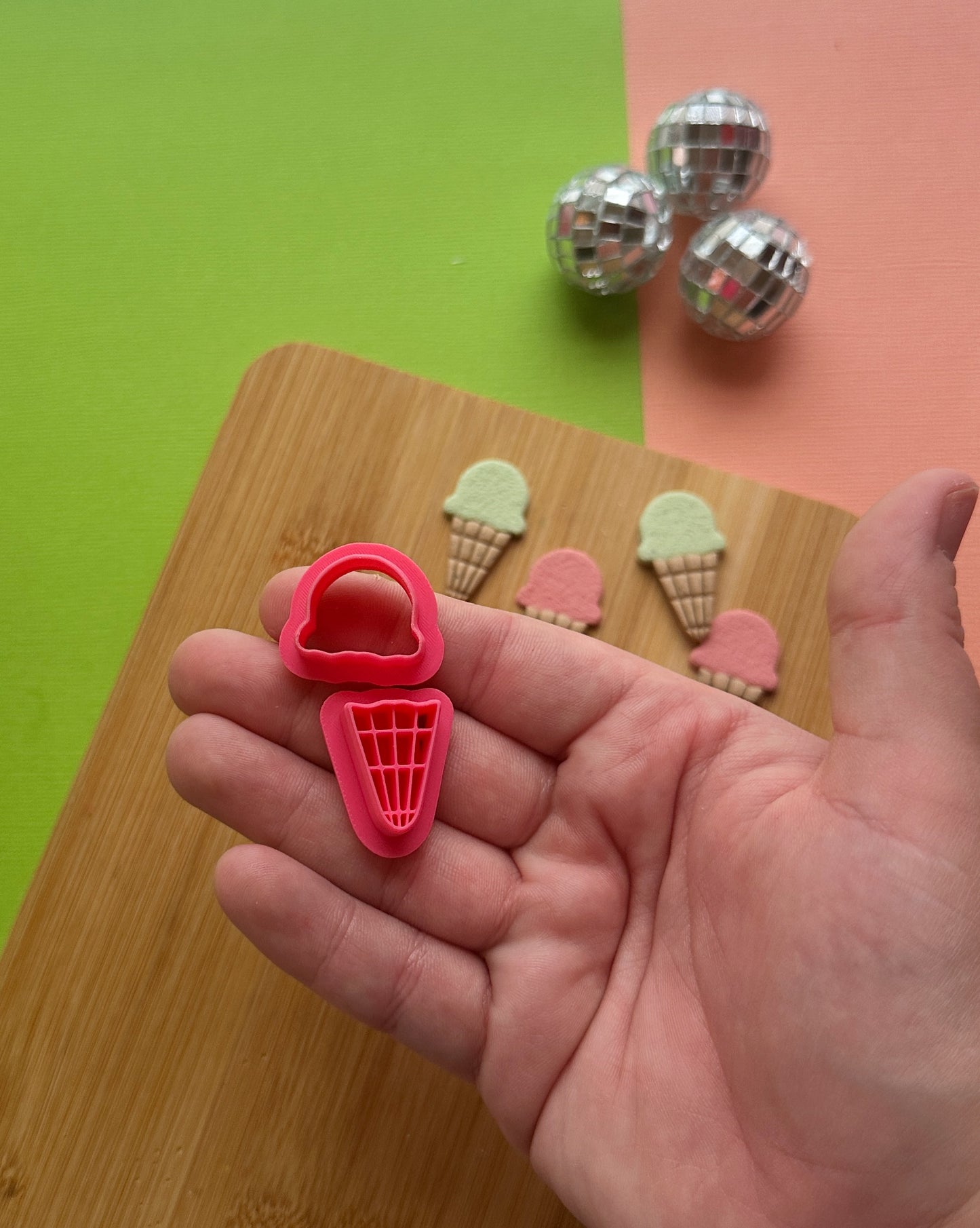 Ice Cream Clay Cutter Set