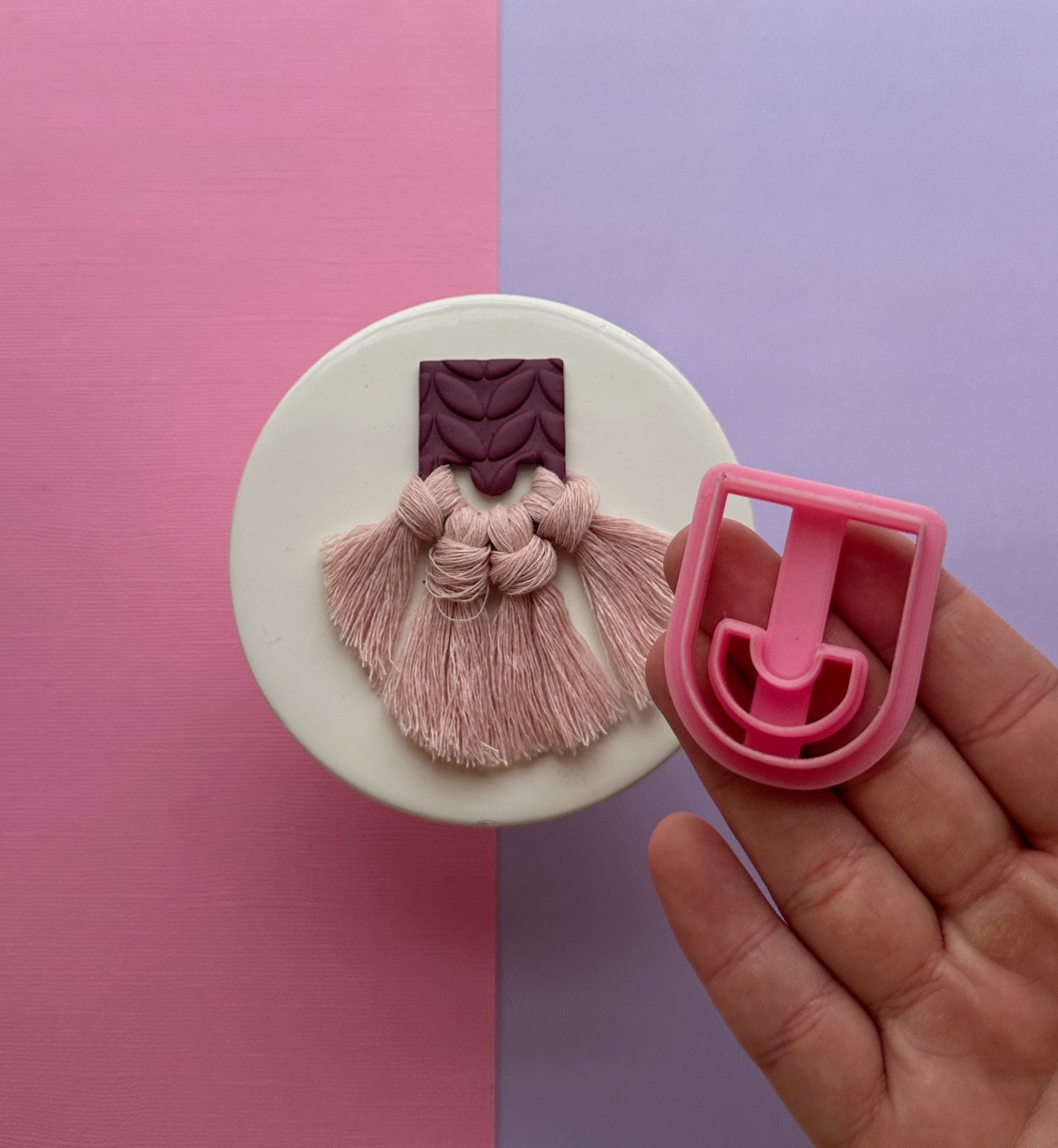 Large Macrame Arch Clay Cutter