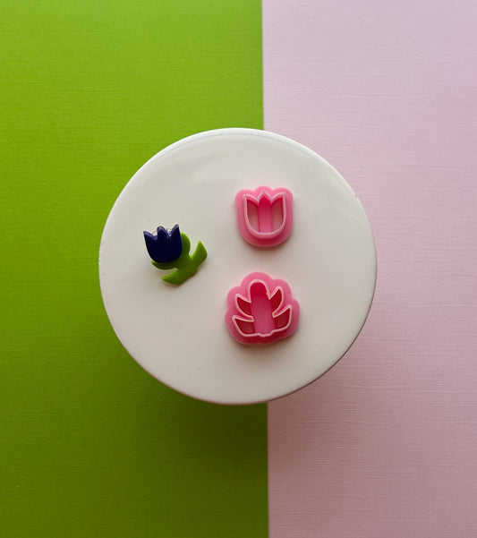 Flower Earring Jacket Clay Cutter Set