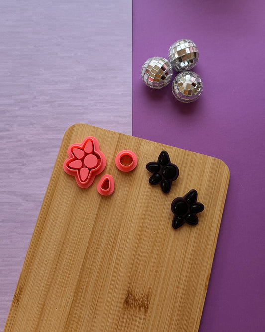 Paisley Bezel Stud Clay Cutter Set