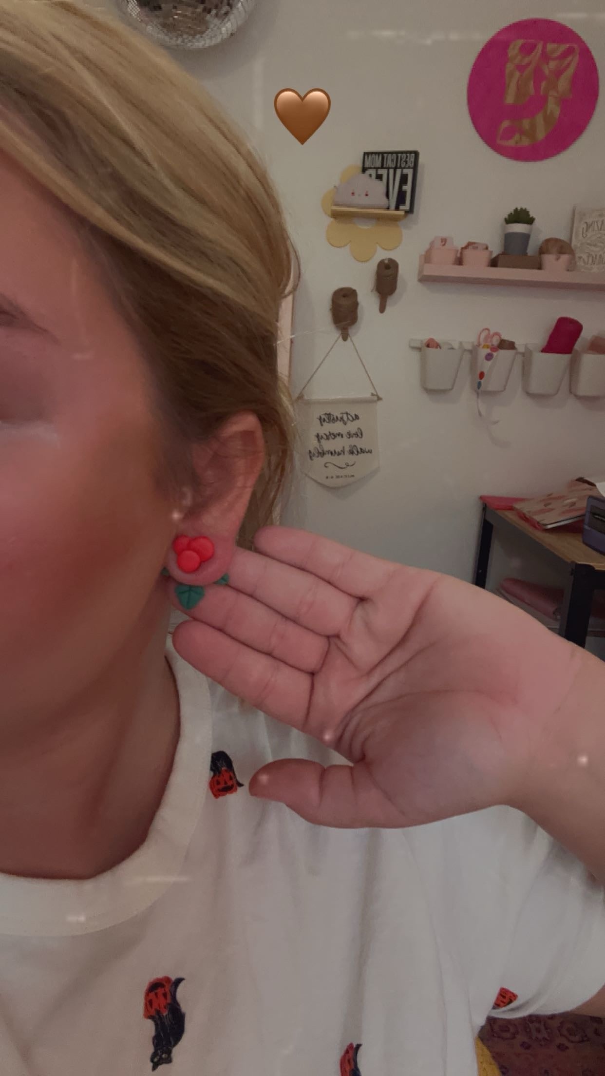 Holly Berry Earring Jacket Clay Cutter